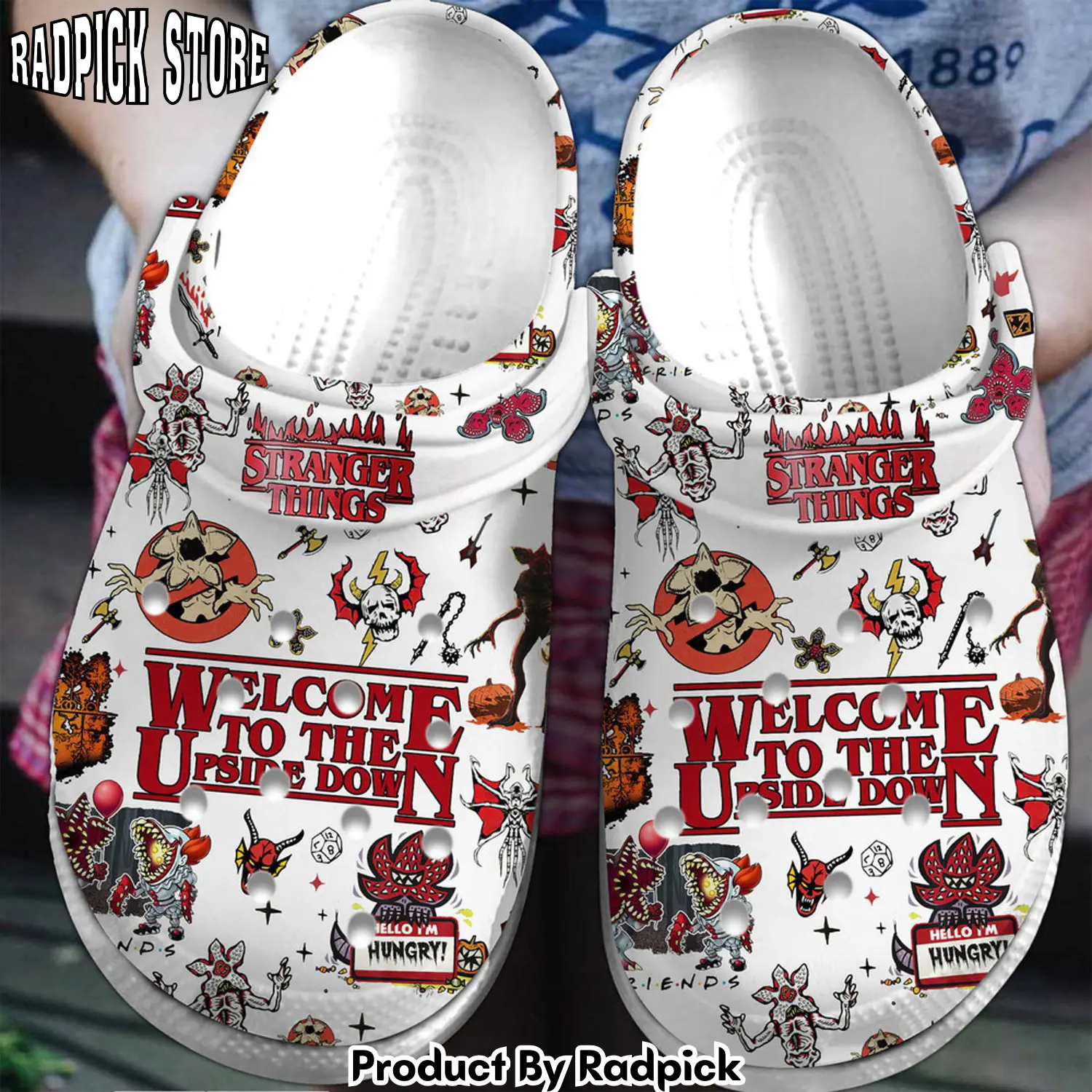 Radpick stranger things tv series clogs shoes comfortable for men women uwy rp6521105